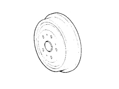 Jeep Brake Drum - V5027502AA