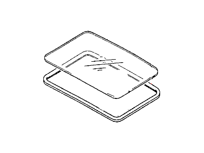 Dodge MB926278 GLASS Sunroof