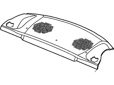 Dodge UG53WL8AA PANEL Shelf Trim