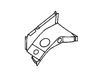 Dodge 4783302AC PANEL Fender Side Shield