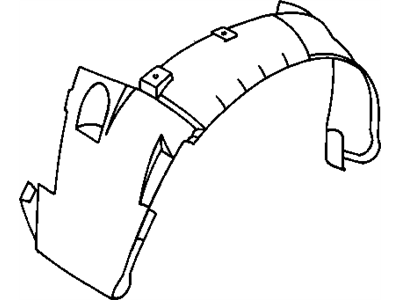 Mopar 5008675AA Shield Splash