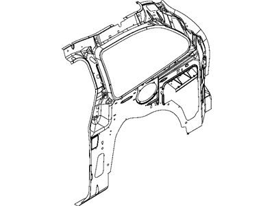 Ram 4894698AO PANEL Quarter Inner