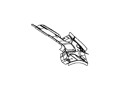 Ram 5020984AE REINFORCEMENT D Pillar