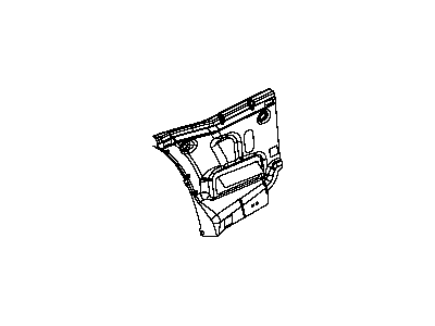 Ram 5109586AD RETAINER Fascia