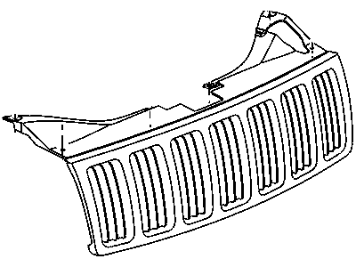 Jeep 55156975AC GRILLE Radiator