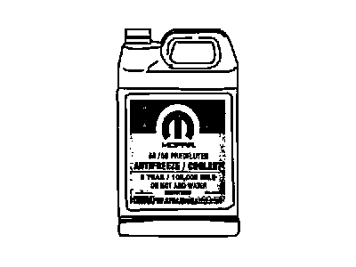 Jeep 68048953AB ANTIFREEZE Coolant Gallon Standard  MS-9769