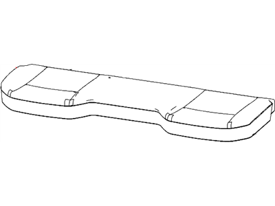 Ram 5NQ66DX9AA COVER Rear Seat Cushion Right