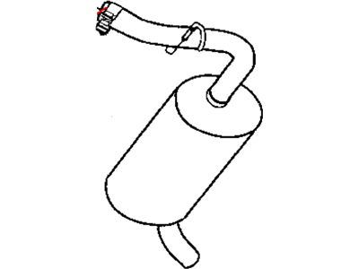 2004 Dodge Neon Muffler - 4546968AC
