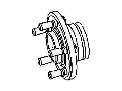 Dodge 4779199AA HUB AND BEARING Brake