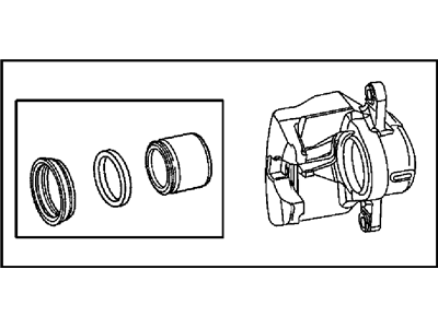 Chrysler 200 Brake Caliper - R5137671AB
