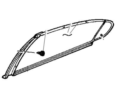 2000 Dodge Intrepid Door Moldings - 4780125AD
