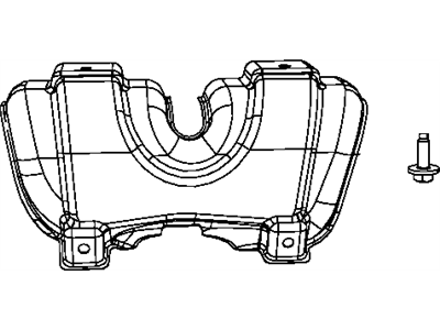 2010 Dodge Journey Exhaust Heat Shield - 4693344AC