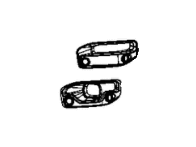 Ram 68449321AA BEZEL KIT Fog Lamp Includes Right & Left