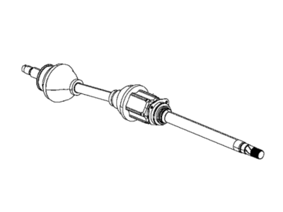 2020 Jeep Compass Axle Shaft - 68287867AB