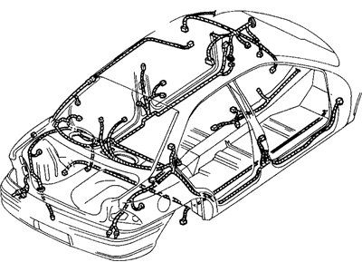 Dodge 4794598AA WIRING Rear Door
