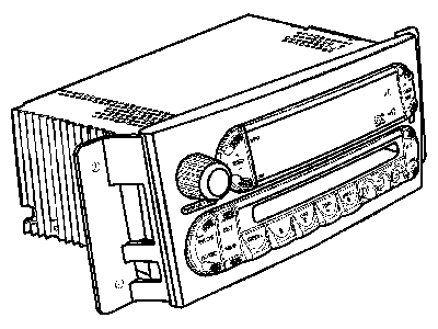 Mopar 5064084AC Radio AM/FM Cd/Dvd