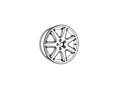 Jeep 1UA67DX8AA WHEEL Aluminum