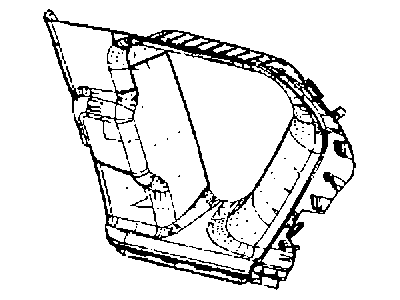 Jeep YF70HDAAC MOLDING C Pillar 49 Body Style