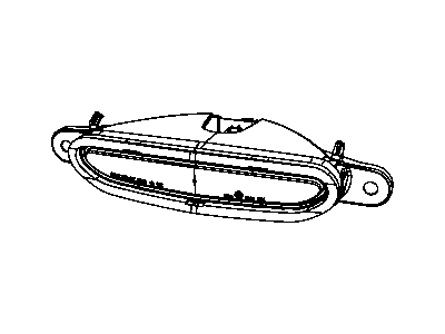 Mopar 5116340AD Lamp Center High Mounted Stop