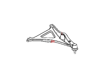 Mopar 5168282AB Lower Control Arm, Front Passenger Side