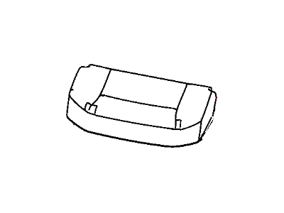Mopar 5NA591X9AB Cover Rear Seat Cushion Left