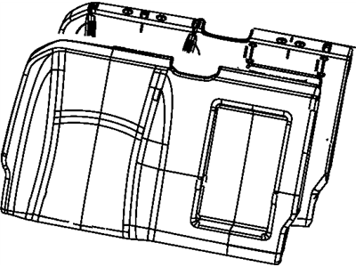 Ram 68050822AA FOAM Seat Back Right
