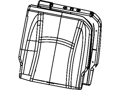 Ram 68050759AA FOAM Seat Back Left