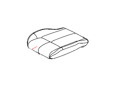 Dodge 1UN77DX9AB COVER Front Seat Cushion