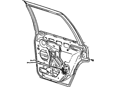Jeep 5014382AA ROD Inside Lock to Latch