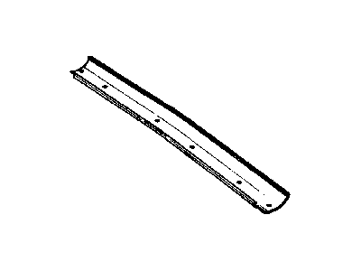 Jeep 5ER43LAZAF MOLDING Liftgate Upper