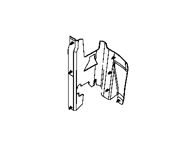 Chrysler 55057022AB SEAL Radiator to Grille