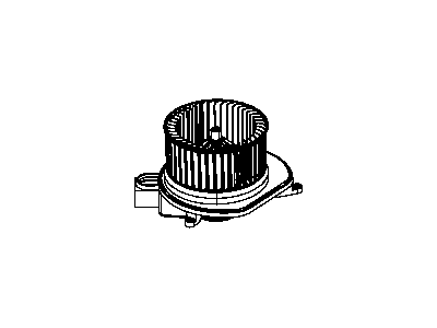 Mopar 68038826AA Motor Blower With Wheel