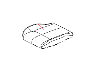 Dodge 1UN76DX9AB COVER Front Seat Cushion