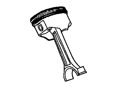 Dodge 5136169AA PISTON PIN AND ROD .020" O/S