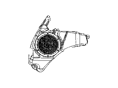 Chrysler 4672384AB SPEAKER Sub Woofer