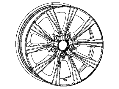 Chrysler Spare Wheel - 1WM44XZAAA