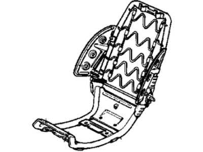 Jeep 55195347 FRAME, Seat, Left