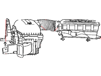 Dodge 5142663AA DUCT Ambient Air