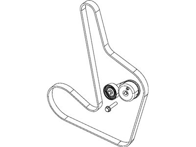 Dodge 4891875AA BELT Serpentine