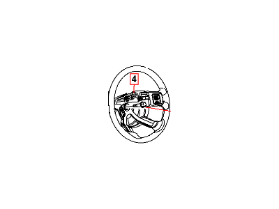 Chrysler Aspen Steering Wheel - YP211J1AD
