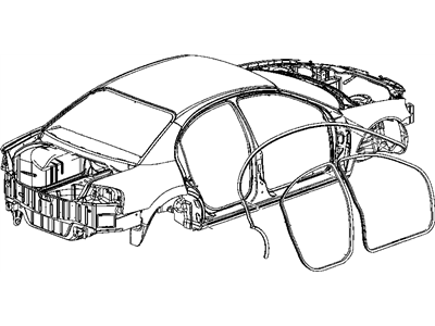 Chrysler 4814538AE SEAL A-Pillar Base
