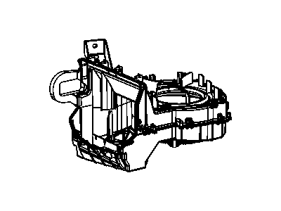 Ram 68048893AA HOUSING Blower Motor Includes: Seals, Bracket,