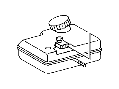 Dodge 5119356AA RESERVOIR Brake Master Cylinder