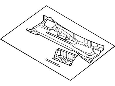 Mopar 55255708AH Panel Cowl Plenum Lower