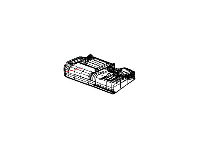 Dodge 1UN06JR6AA COVER Rear Seat Cushion
