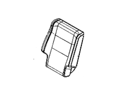 Jeep 6RT06DX9AB COVER Rear Seat Back Right
