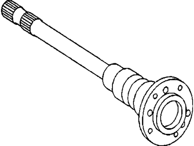 Dodge 68019095AB SHAFT Axle See Note