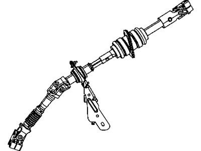 Jeep 5057975AA SHAFT Steering column intermediate