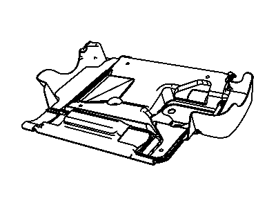 Dodge 52129093AD BELLY PAN Front