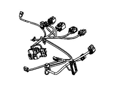 Dodge 68110537AB WIRING Power Seat